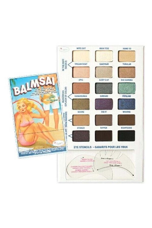 مجموعة ظلال للعيون لرسم الحاجب و ايلاينر من ذا بالم - 1