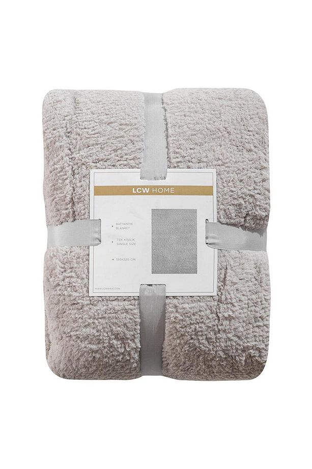 LCW HOME Tek Kişilik Pelüş Battaniye - 4