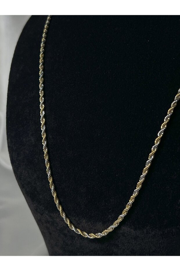 GOLD SİLVER ZİNCİR KOLYE