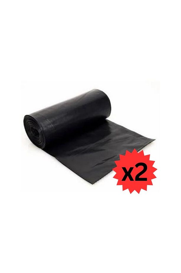 Siyah Büyük Boy Çöp Poşeti 2 Rulo - 1