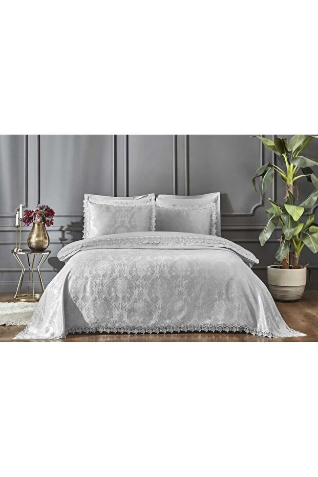 Özdi̇lek Anna Pi̇ke Set 7 Pieces with Duvet Cover