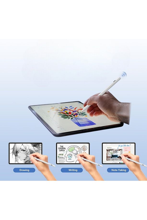 Dokunmatik Stylus Kalem Power-Display Manyetik iPhone/iPad/Samsung iOS ve Android Uyumlu Stylus Pen - 7