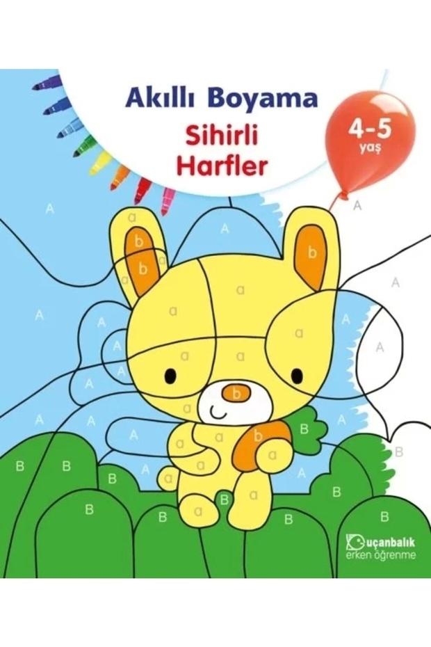 Akıllı Boyama Sihirli Harfler 4-5 Yaş