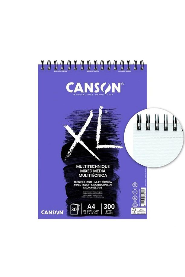 Xl Mix Media Multi-teknik Spiralli Defter 300 Gr. A3 30 Sayfa - 1