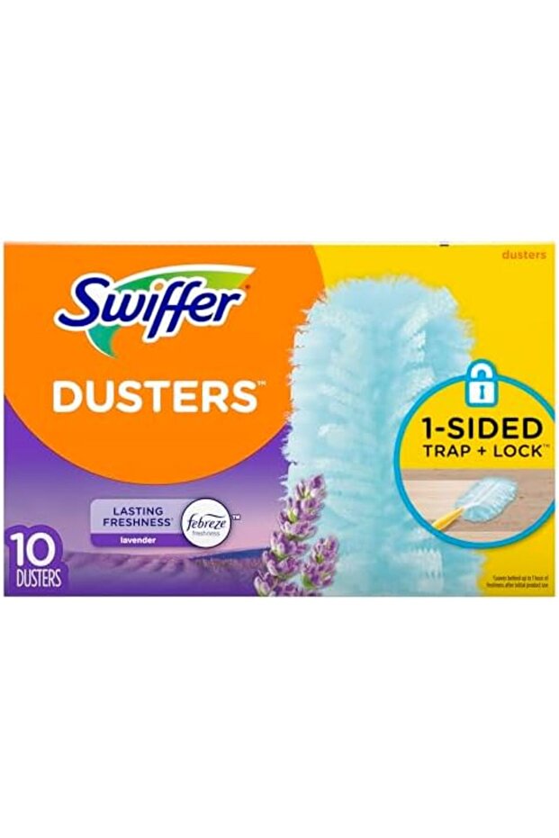 عبوات إعادة تعبئة منفضة الغبار متعددة الأسطح، برائحة اللافندر، 10 قطع - 2