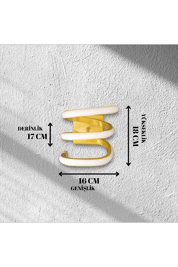 Gold Square Modern Günışığı Led Aplik - 4