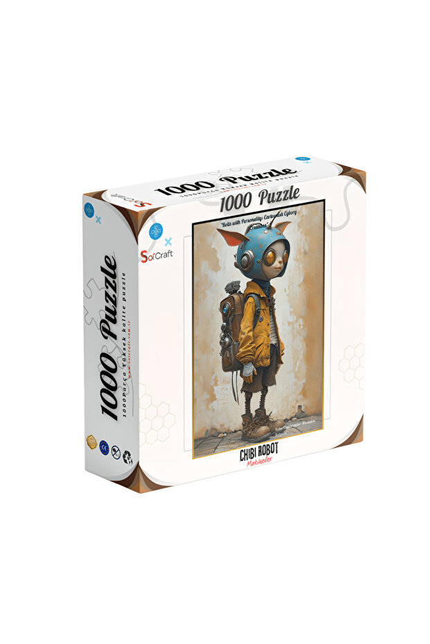 1000 Piece Puzzle Chibi Robot