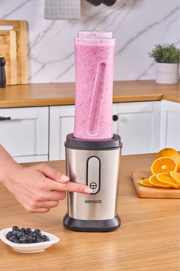 Smooth and Crush Personal Kişisel Smoothie Blender Inox - 6