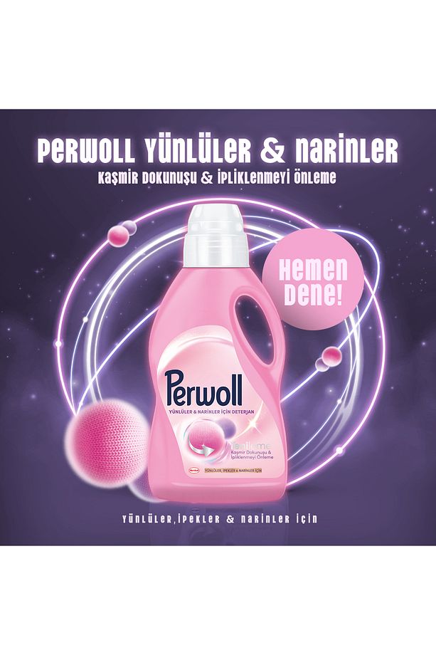 İpekli ve Yünlü Kumaşlar İçin Hassas Yıkama Deterjanı - 2.97L - 4