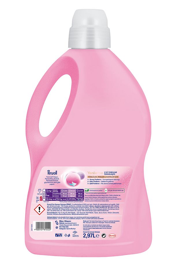 İpekli ve Yünlü Kumaşlar İçin Hassas Yıkama Deterjanı - 2.97L - 3