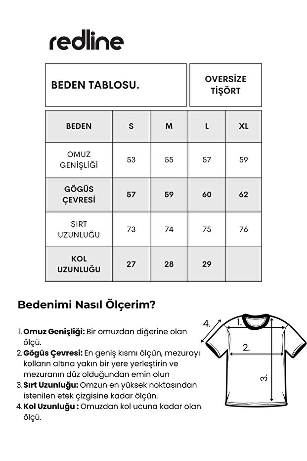 Valor Erkek Oversize Tişört - 5