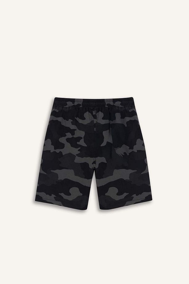 Erkek Çocuk Kamuflaj Desenli Gabardin Şort F1179A825HS - 3