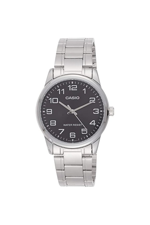 CASIO Men's Analog Black Dial Watch - MTP-V001D-1B - 1
