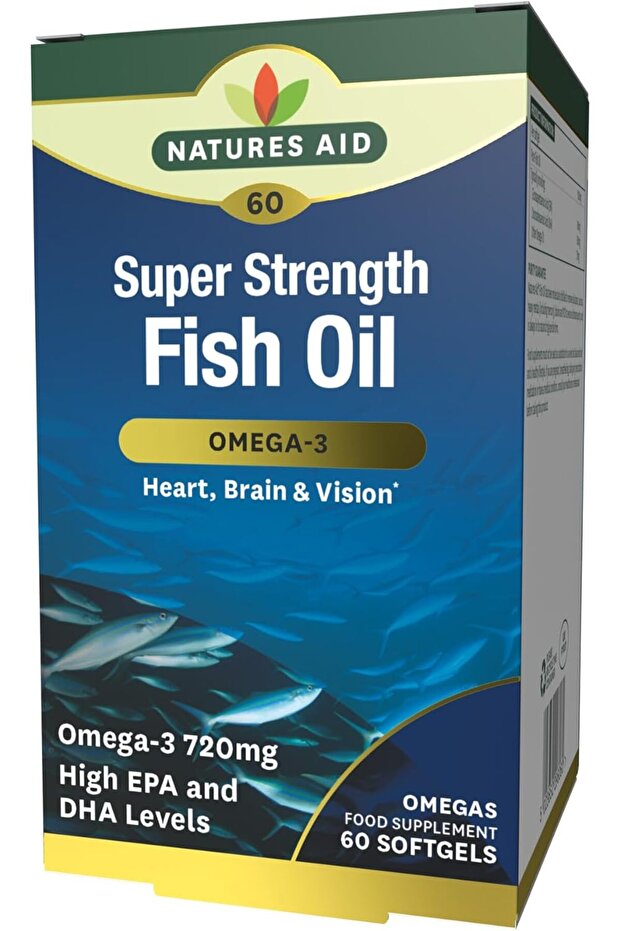 Super Strength Fish Oil Omega-3 720mg | High EPA & DHA Levels
