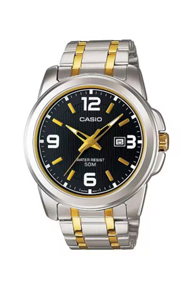 CASIO Women's Analog White Dial Watch - LTP-1314SG-1A - 1