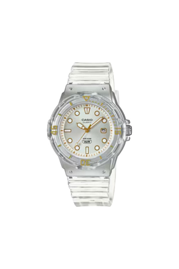 ساعة كاسيو النسائية التناظرية ذات الميناء الأبيض - LRW-200HS-7EVDF - 1