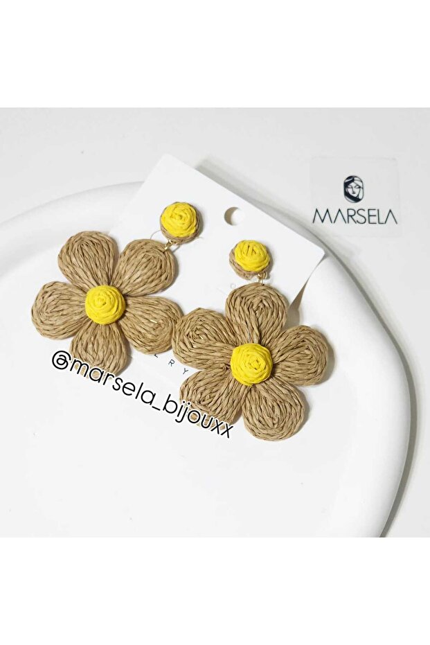 Straw Earrings - 2