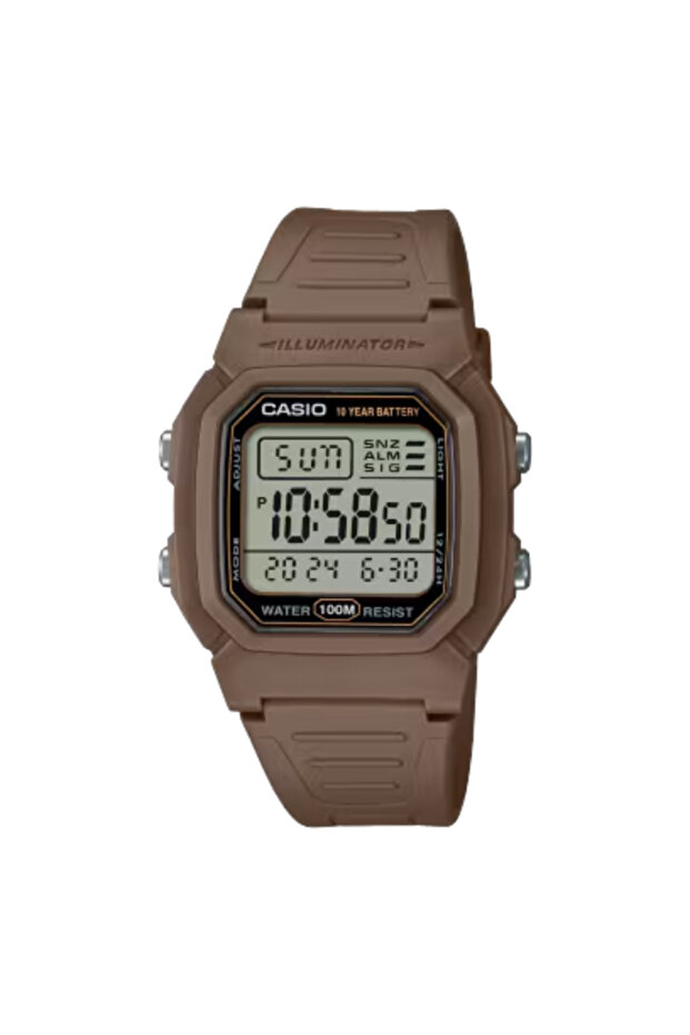 CASIO Men's Digital Grey Dial Watch - W-800H-5AVDF
