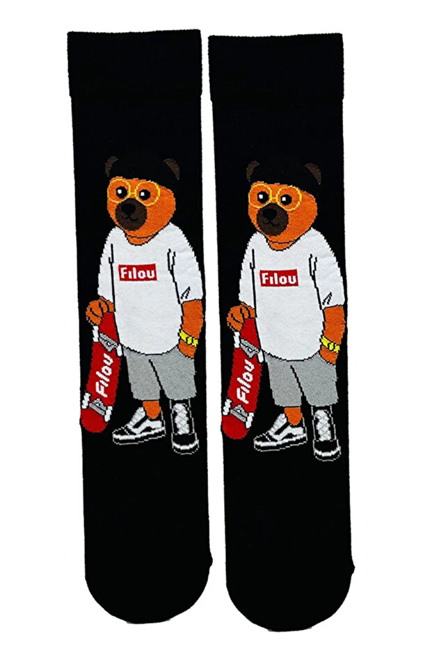 جوارب فيلوف سوكيت منقوشة باللون الأسود - 2