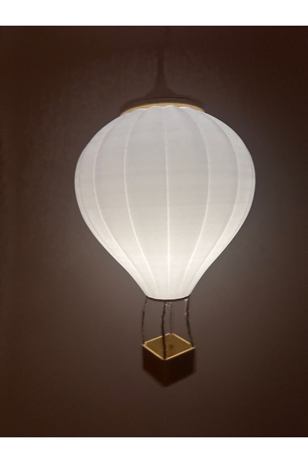 Uçan Balon Tasarımlı Avize | El Yapımı 3D Gece Lambası - 6