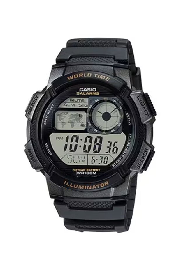 CASIO Men's Digital Grey Dial Watch - AE-1000W-1A - 1