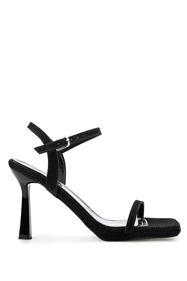 Women's Vegan Black Heeled Shoes