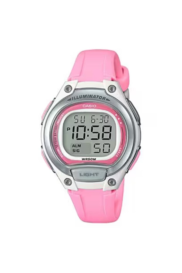 CASIO Women's Digital Grey Dial Watch - LW-203-4A