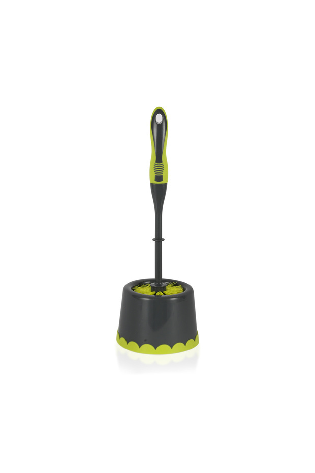 Toilet Brush with Holder RF11189GR Compact and Light-Weight Washroom Brushes