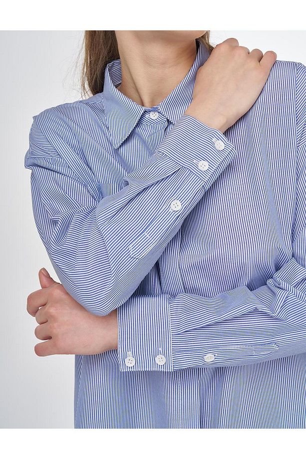 Tek Cepli Basic Tunik Mavi - 7