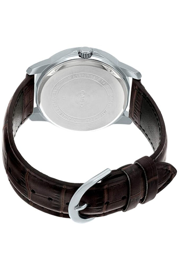 ساعة كاسيو للرجال بمينا أبيض تناظرية - MTP-V300L-7AUDF - 5