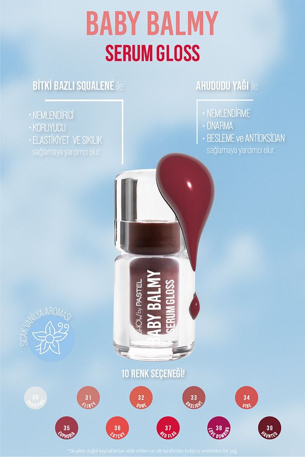 Baby Balmy Serum Gloss - Dudak Parlatıcısı Ve Dudak Bakımı 39 Haunted - 3.2 ml - 5