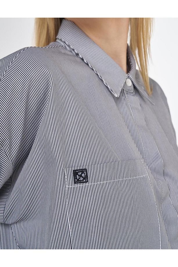 Tek Cepli Basic Tunik Siyah - 7