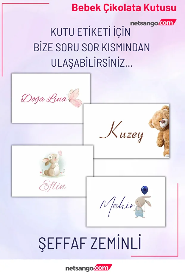 Bebek Kitap Çikolata Kutusu - 4