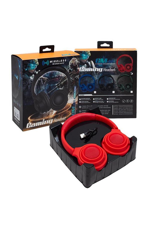 GM-026 Gaming Oyuncu Mikrofonlu Kablosuz Kulaklık - 3