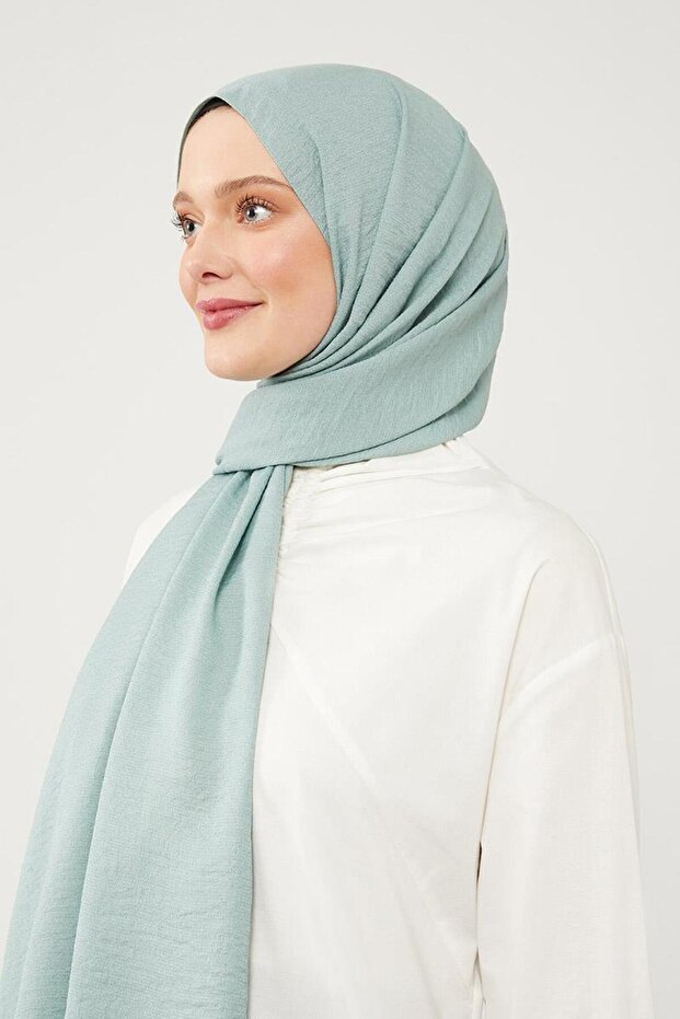 Mint Yeşili Junset Şal - 4