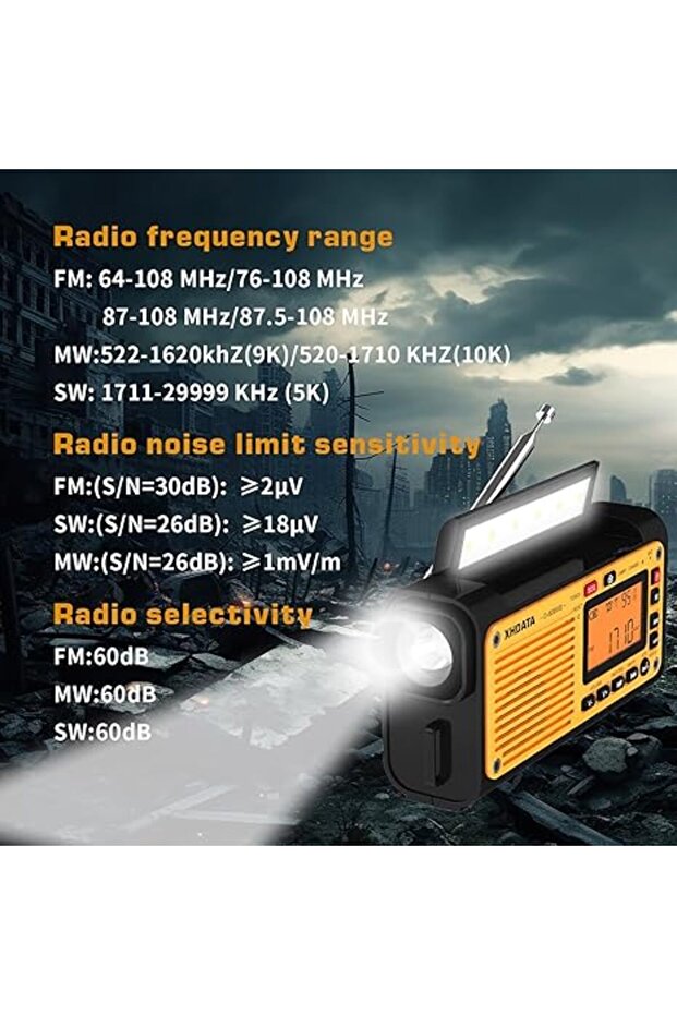 Kamp Radyosu El Kranklı XHDATA D-608 WB - 2