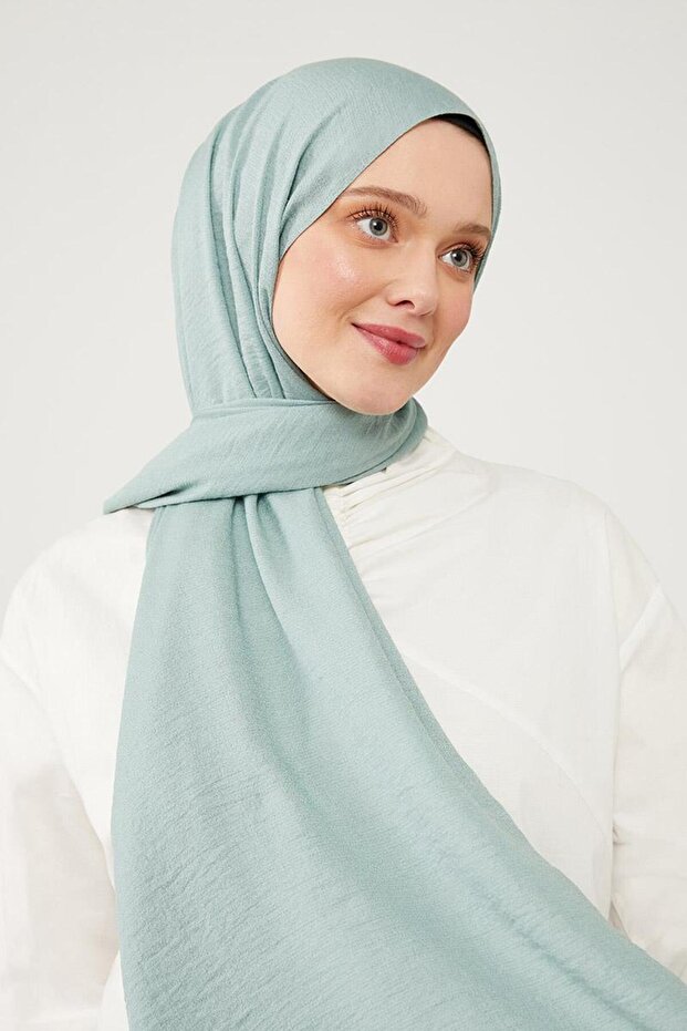 Mint Yeşili Junset Şal - 3