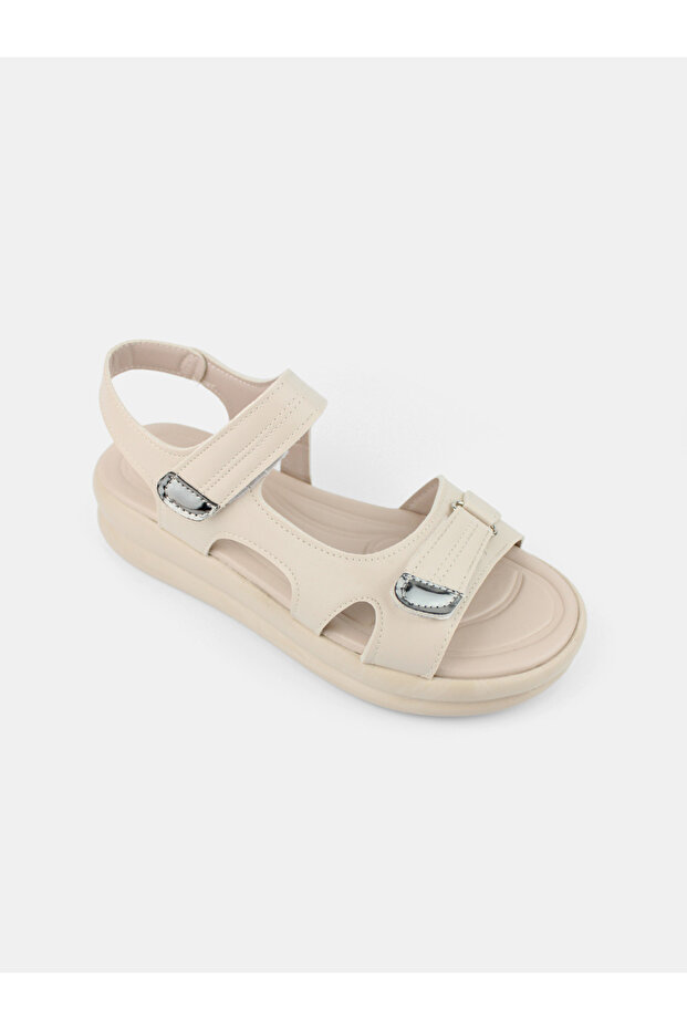 Sandale de damă crem - 2