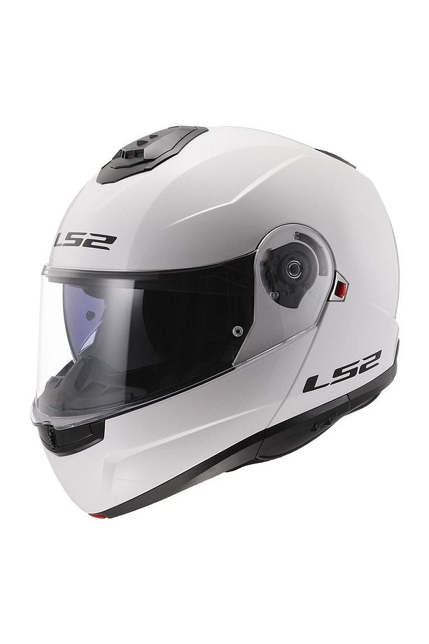 Strobe 2 Çene Açılır Beyaz Kask - 1