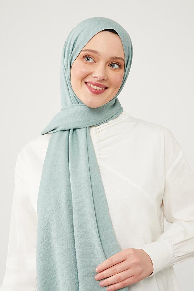 Mint Yeşili Junset Şal - 2
