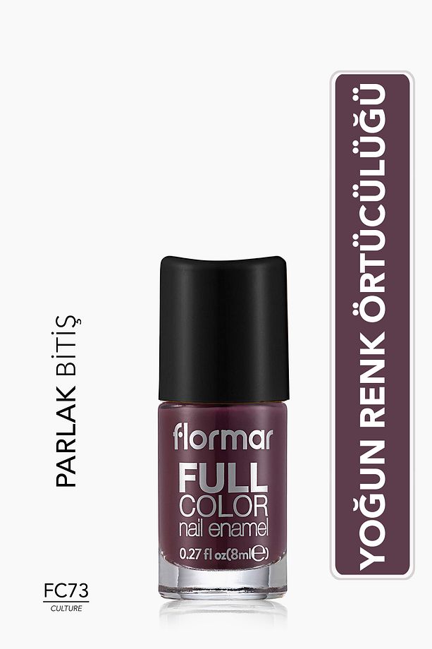 Full Color Ultra Yüksek Pigmentli & Parlak Bitişli Oje - 1