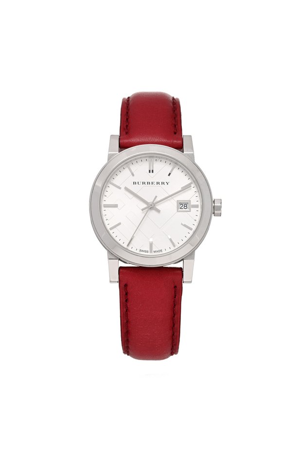 Women’s Analogue Quartz Movement Watch with Stainless Steel Case and Leather Bracelet
