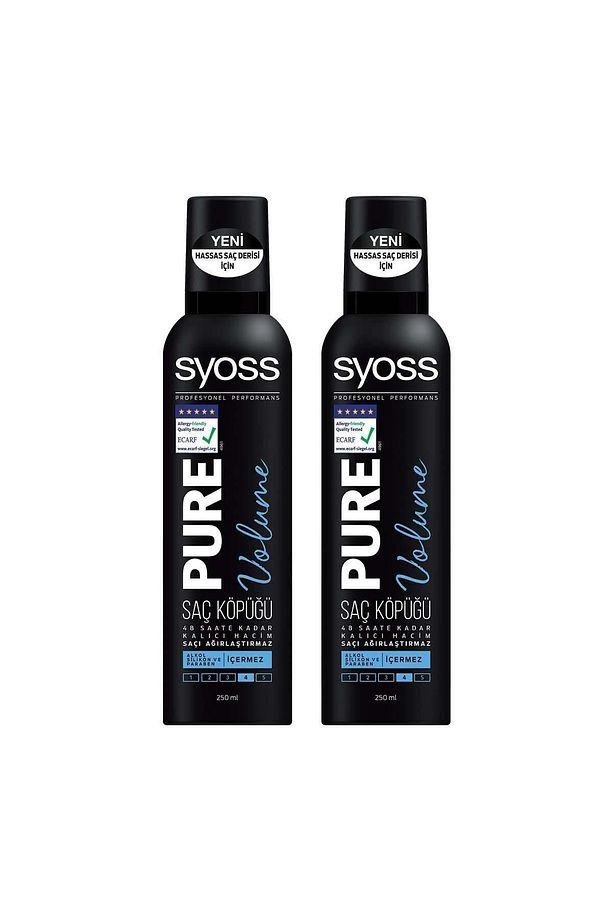 Pure Volume Saç Köpüğü 250 ml 2 Adet - 1