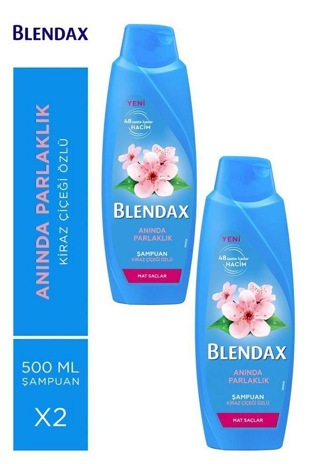 Anında Parlaklık Ve Yumuşaklık Kiraz Çiçeği Özlü Şampuan 500 ml X 2 Adet - 1