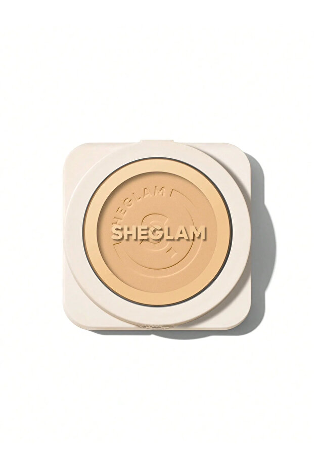 Skin-Focus High Coverage Powder Foundation-Shell - 1