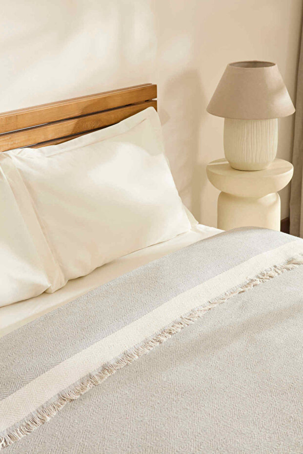 Frida Çift Kişilik Pike Gri - 3