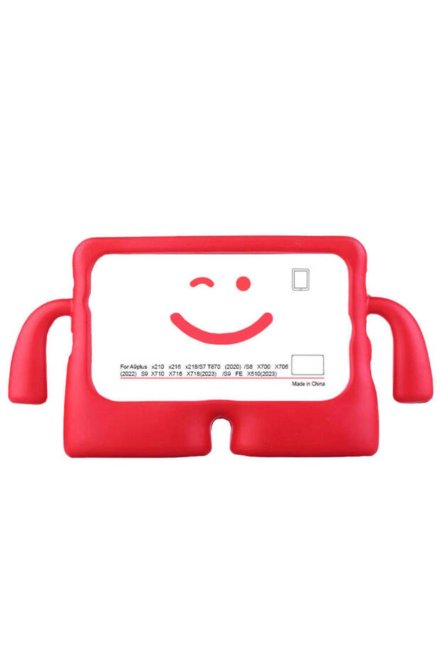 Galaxy Tab S8 Compatible Sys Ibuy Tablet Case with Stand-Red - 1