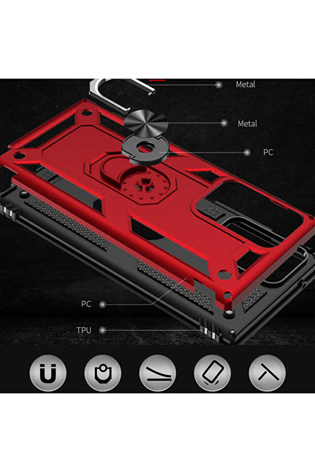 حافظة جالاكسي نوت 20 الترا المتوافقة مع SYS Vega - أسود - 3