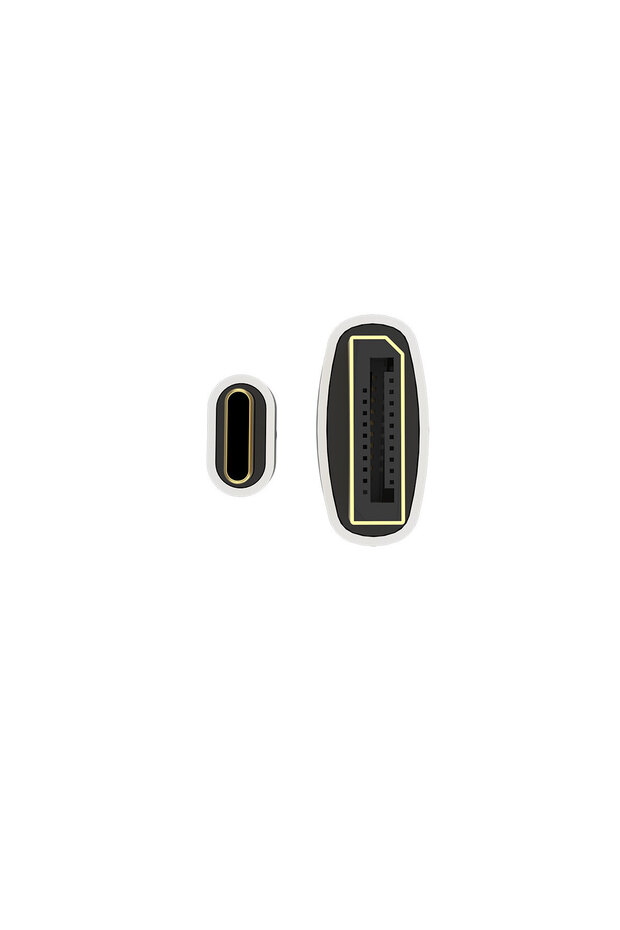 Gri QG08 8K 60 Hz Görüntü Kalitesi Type-C to Display Port Kablo 3m-SYS - 4
