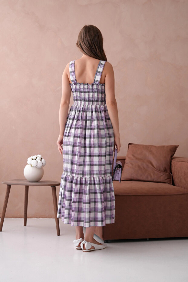 Yazlık Dokuma Elbise - 8